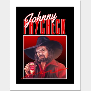 Johnny paycheck///original retro Posters and Art